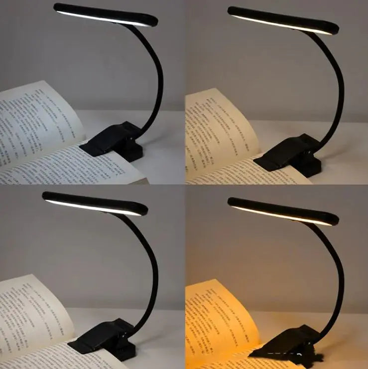 Clip-on Reading Light With Battery Indicator