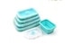 Silicone Rectangle Lunch Box Set