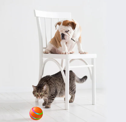 Wicked Ball Toy Intelligent Ball USB Cat Toys Self Rotating