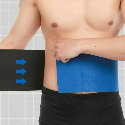 Waist Trimmer Belt Sweat Band Wrap Ab Stomach Weight Loss Fat Burner Slimming