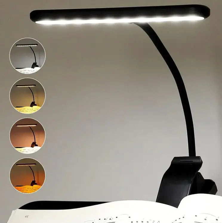 Clip-on Reading Light With Battery Indicator