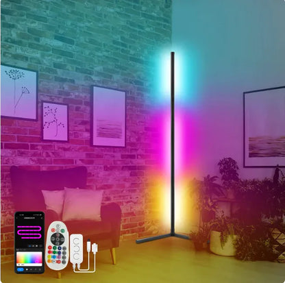 Symphony RGB Smart Corner Floor Lamp with Bluetooth & App Control